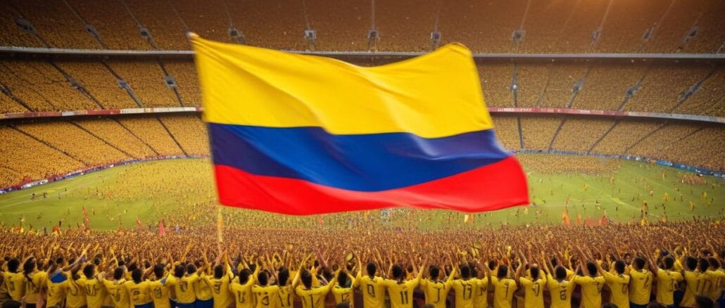 Colombias herrlandslag i fotboll illustration