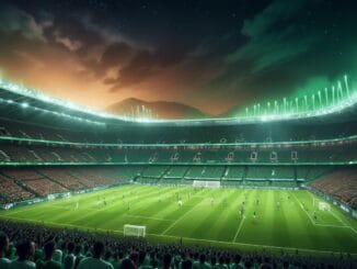 Algeriets herrlandslag i fotboll – Glädje och framgångar på planen! illustration