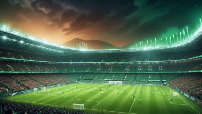 Algeriets herrlandslag i fotboll – Glädje och framgångar på planen! illustration