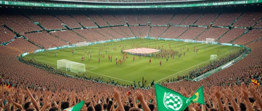 Betis mot Barcelona illustration